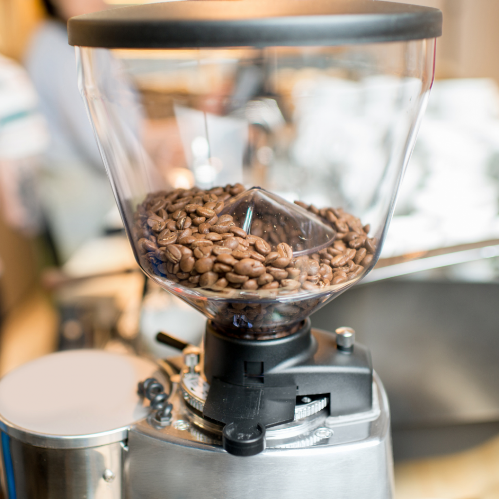 Coffee burr grinder