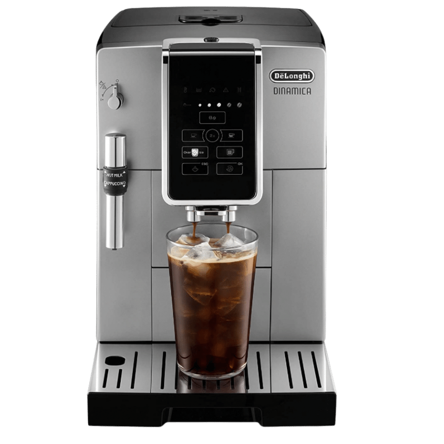 0DeLonghi Dinamica ECAM35025SB-Iced Coffee