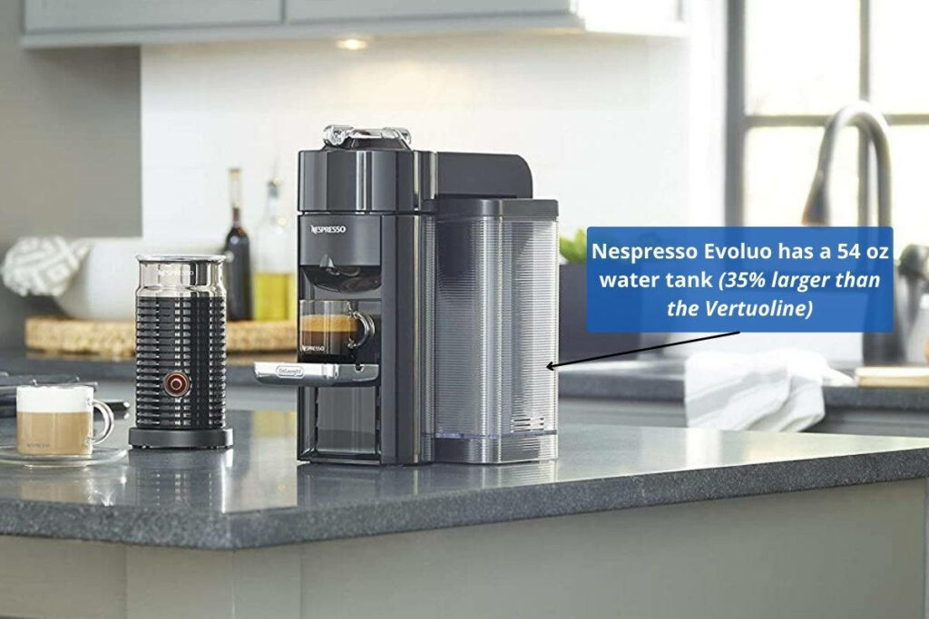 Nespresso Evoluo water tank