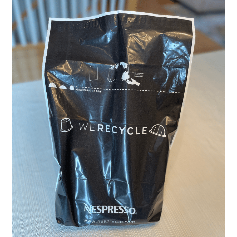 Nespresso recycling bag