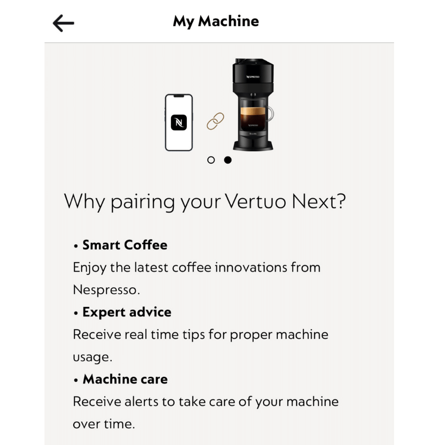 Very important question, does the vertuo plus have Bluetooth capabilities?  Bc I can't get it to pair in the app : r/nespresso