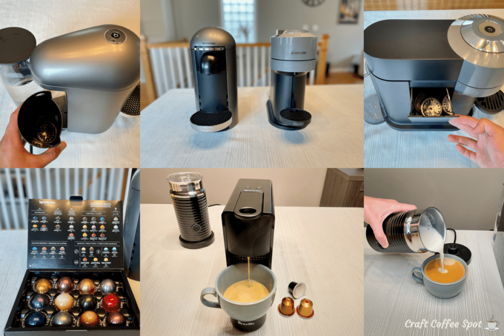 Nespresso machines from our testing
