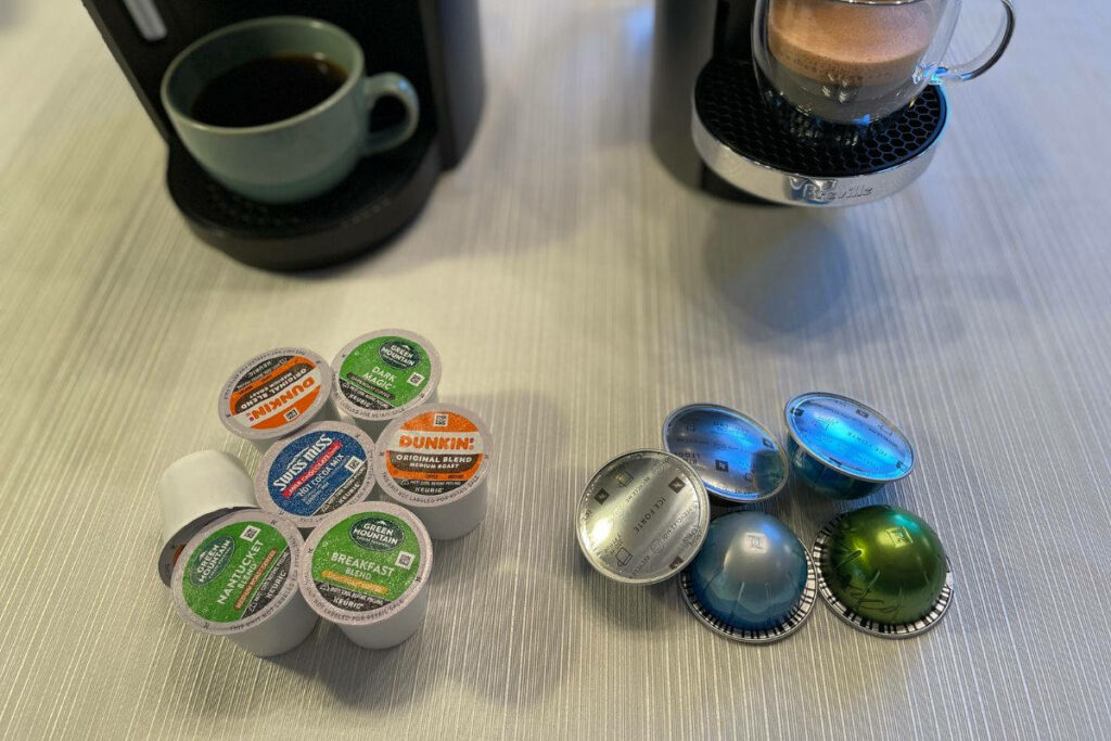 Difference between hotsell nespresso and keurig