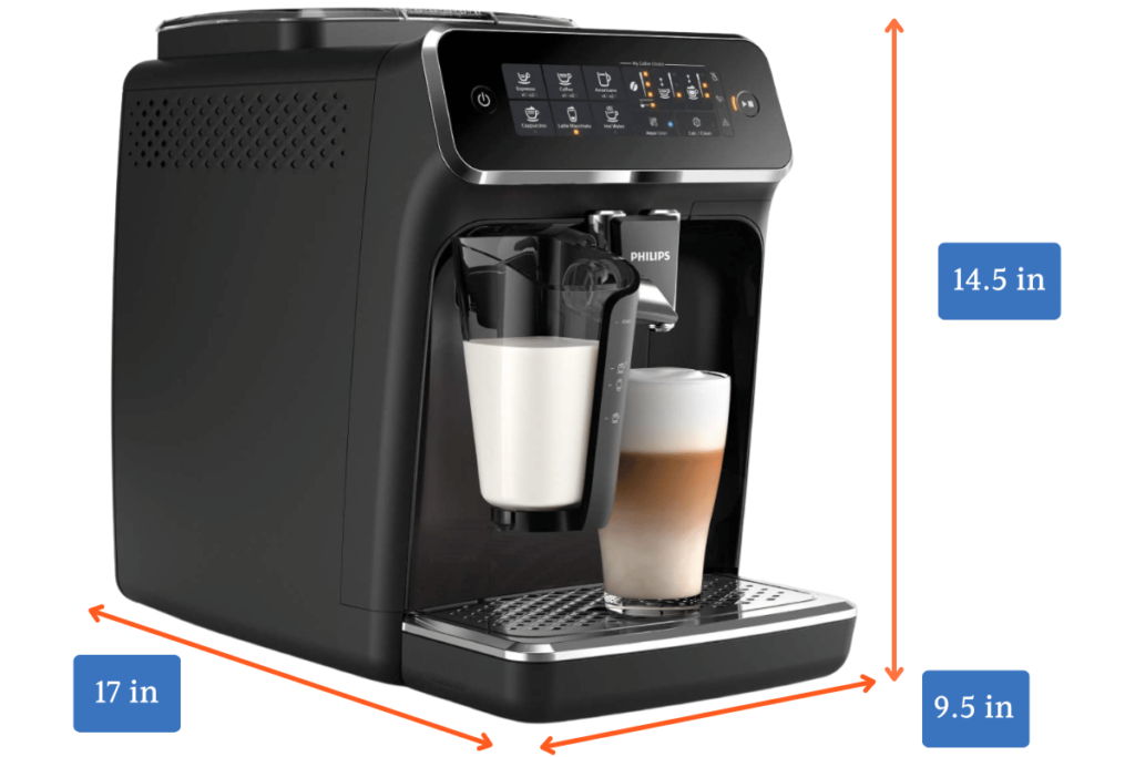 Philips 3200 LatteGo Fully Automatic Espresso Machine with Iced Coffee  Feature