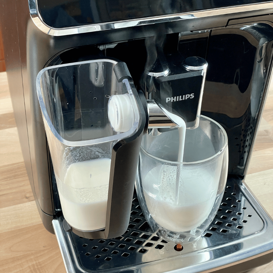philips 3200 lattego system frothing milk