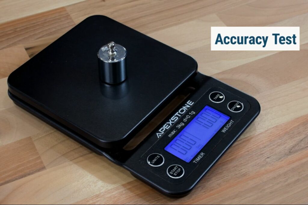 coffee scale accuracy test