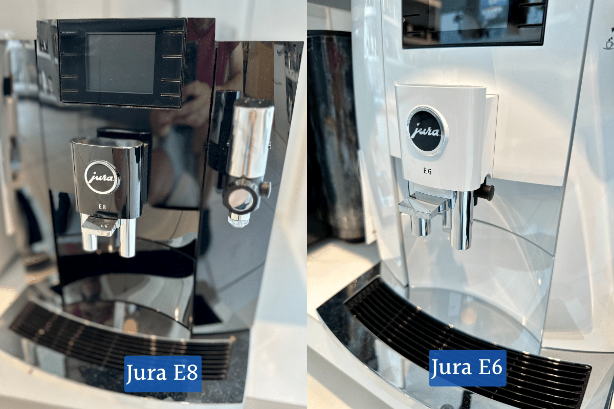 Jura E6 vs E8 milk frother