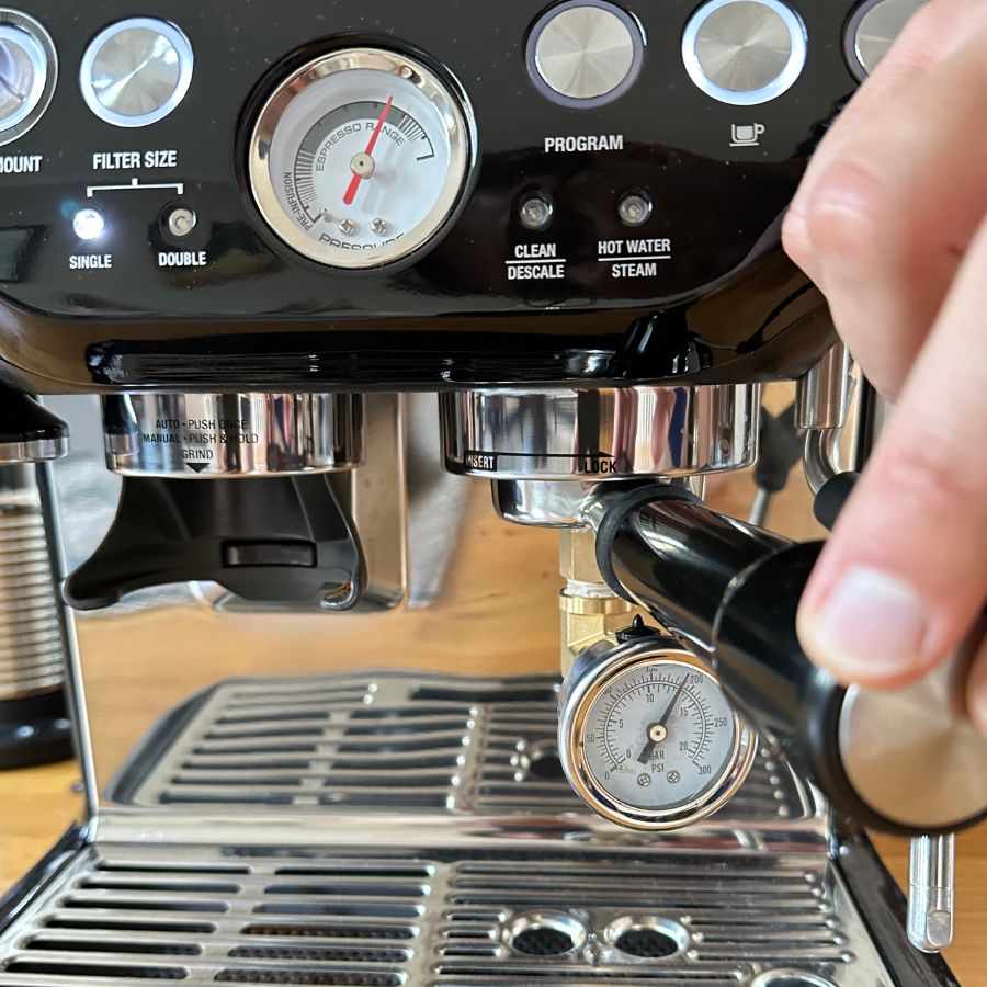 high pressure on barista Express