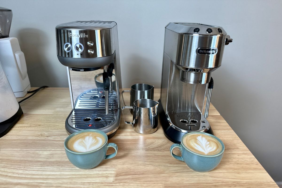 DeLonghi EC950M Dedica Maestro Plus Coffee Machine at The Good Guys