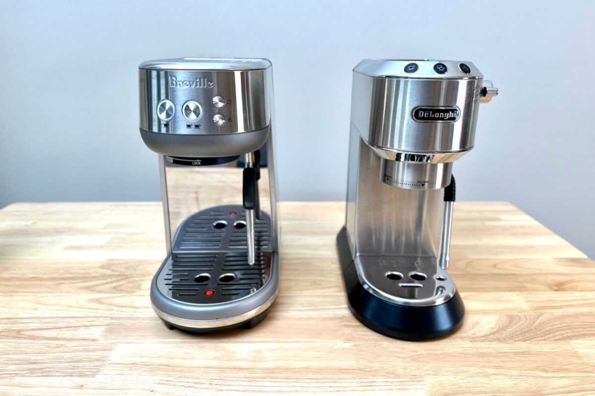 Breville Bambino and DeLonghi Dedica